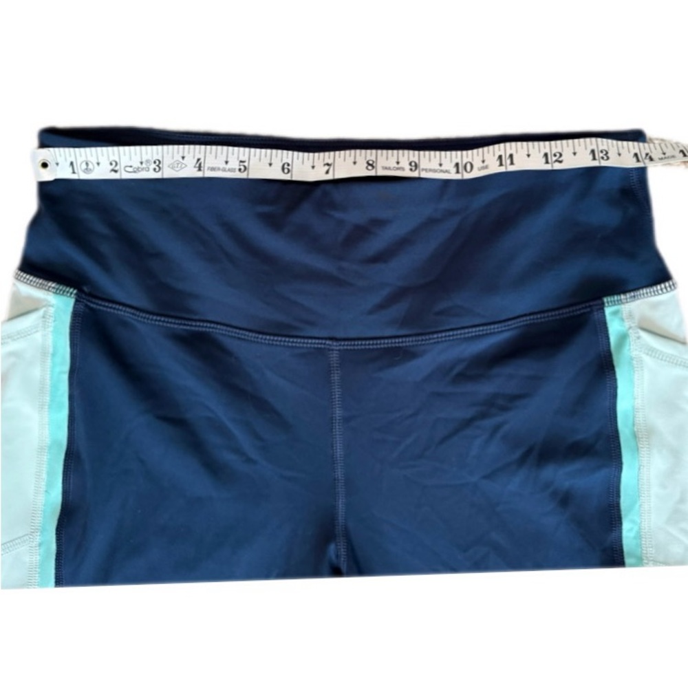 Avia Blue Colorblock High Rise Leggins Size Medium - Picture 14 of 15